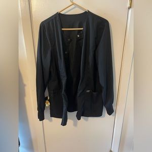 Cherokee black scrub jacket